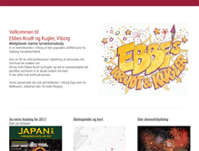Tablet Screenshot of ebbeskrudtogkugler.dk